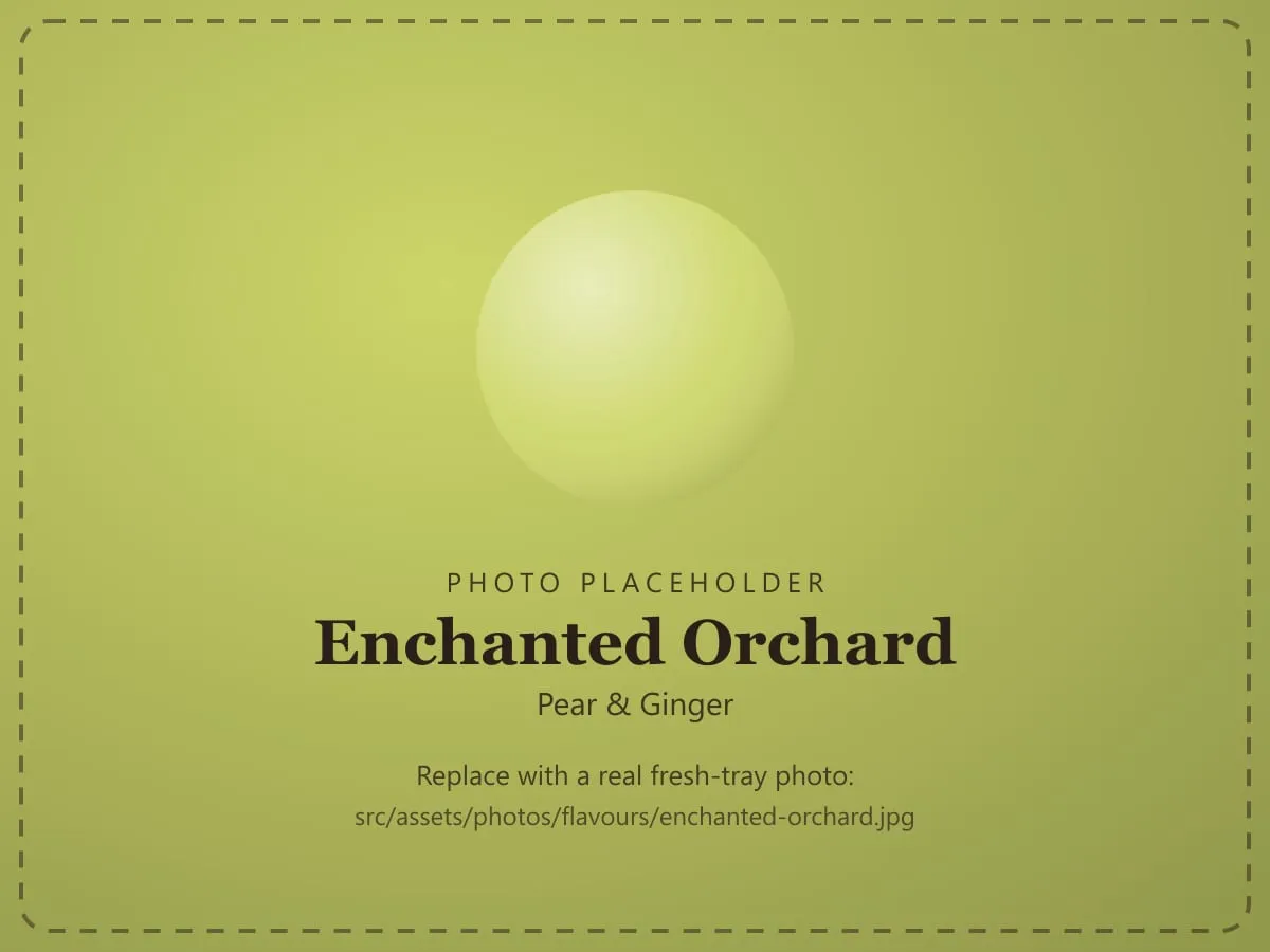 Enchanted Orchard — Pear & Ginger at Gelato Wonderland